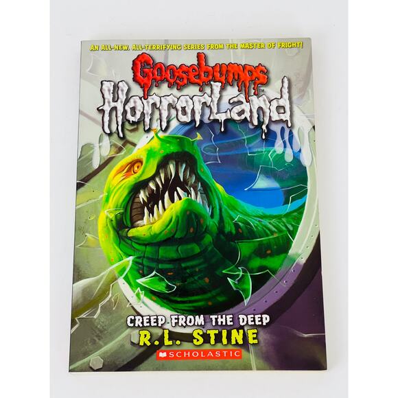 Goosebumps HorrorLand #2: Creep From the Deep Paperback Book by R. L. Stine 2008 - Picture 1 of 7
